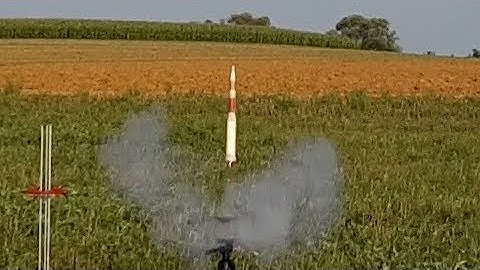 First flight of the gyro stabilized scale model of a Minuteman I rocket