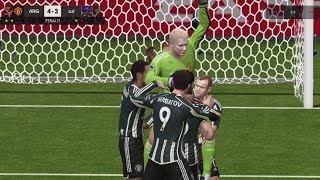 Dramatic penalty shootout! Peter Schmeichel is the hero 🔥 #fyp #fifamobile #football #viral #manutd