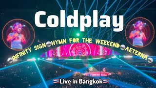 Infinity Sign, Hymn for the Weekend, Aeterna - Coldplay, Music Of The Spheres World Tour Bangkok