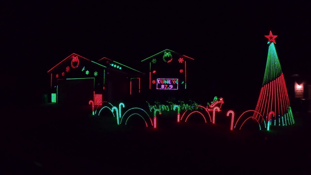 Christmas Light Show 2020 Rudolph The Red Nosed Reindeer YouTube