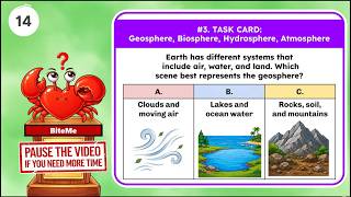 NGSS 5th Grade - Earth Science: 5-ESS2-1 Geosphere, Biosphere, Hydrosphere, Atmosphere