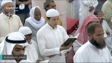 صلاة التراويح للشيخ خالد المهنا من المسجد النبوي ليلة 8رمضان 1437(تلاوة رائعة الاعراف65-152)