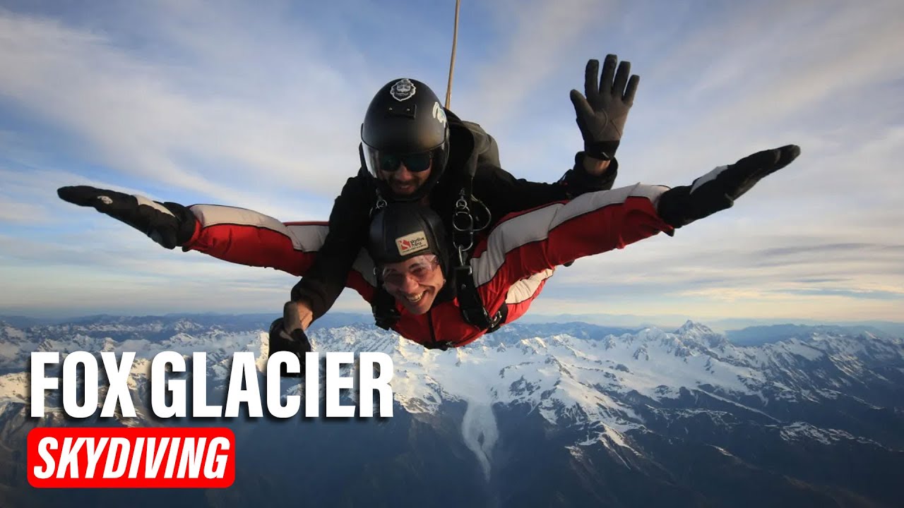 The Most Beautiful Skydiving Location? Fox Glacier, NZ