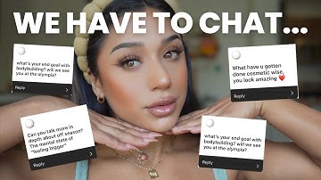 answering your questions and walking you through my simple gym makeup routine