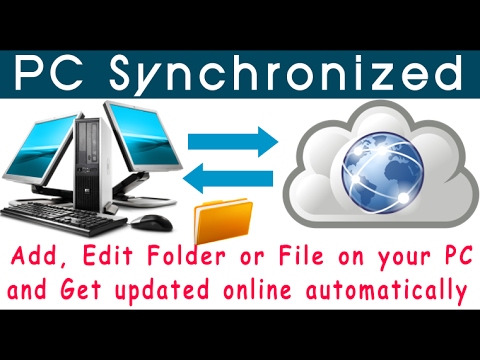 How to synchronize two computers |  Share files one Pc to another Pc | Data sync over cloud Storage
