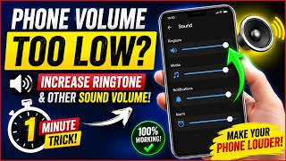 Phone Volume Too Low? Increase Ringtone & Speaker Sound in 1 Minute! 🔊 screenshot 3