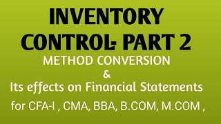 LIFO Reserve /LIFO EffectF for Finance[By: Shams ur Rehman]