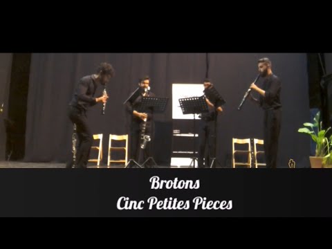 Al-Ándalus Clarinet Quartet - Brotons, Cinc Petites Pieces
