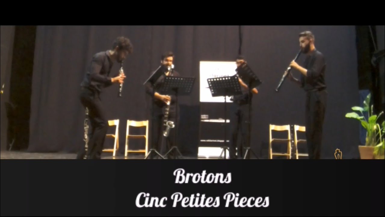 Al-Ándalus Clarinet Quartet - Brotons, Cinc Petites Pieces