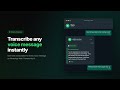 How to Transcribe WhatsApp Voice Messages | WhatsApp Audio Transcriber Chrome Extension