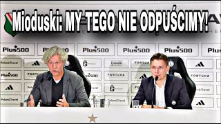 Mioduski: My tego nie odpuścimy - Konferencja Prasowa po skandalu w Alkmaar. (06.10.2023)