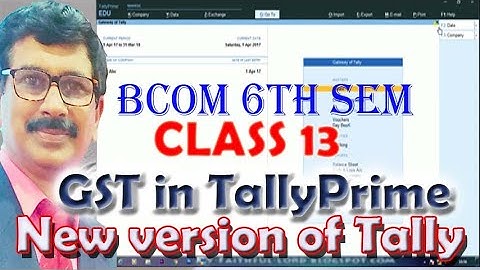 B.Com 3rd year 6th semester Computer Application In Business Class 13, #cab #CAIB #bcom #tally