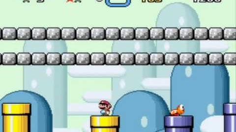 Super Mario World Custom Level: Yellow Koopa Pipes