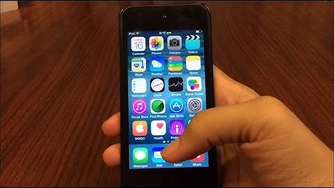 iOS 8 On iPod Touch 5 Review