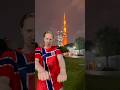 東京タワーでノルウェーのRO!!🇳🇴🇳🇴🇳🇴 みんな応援してね!#ノルウェー #RO #ワールドカップ #サッカー