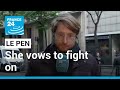 Far-right rival Le Pen admits defeat, but vows to fight on • FRANCE 24 English