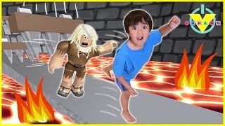 Vtubers Ryan Vs Daddy ROBLOX Let's Play Escape From Dungeon screenshot 5