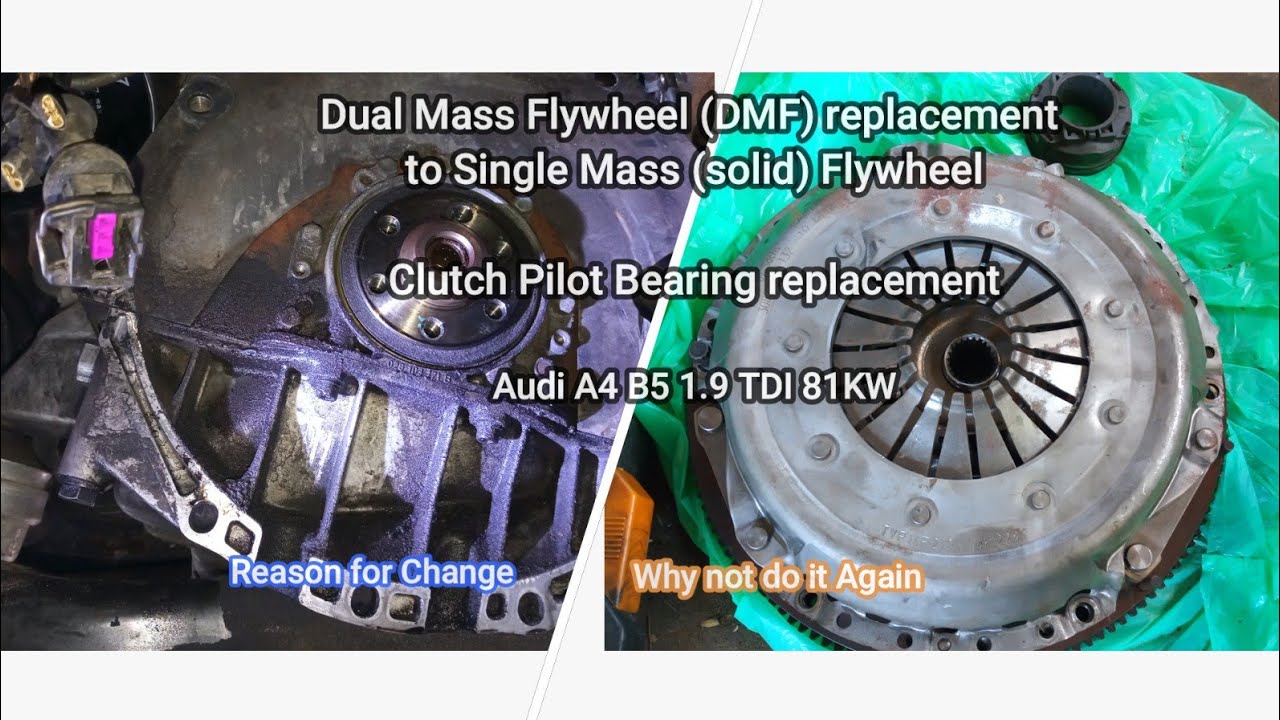 Dual Mass Flywheel changing to Solid. Reasons for the change and feedback after the change. Audi
