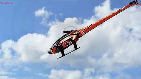 Heli-X SAB Goblin Kraken 700 practice sim flight