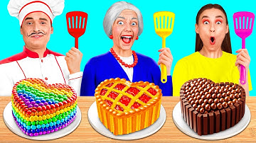 Ik vs Oma Koken Uitdaging | Eetbare Strijd Best Funny Challenges