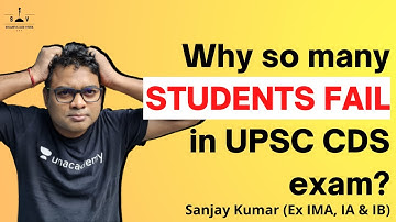 Why so many STUDENTS FAIL in the UPSC CDS exam? | UPSC CDS | Sanjay Kumar | Shaurya Aur Vivek