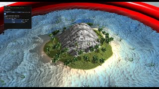 The Island in a bucket of water