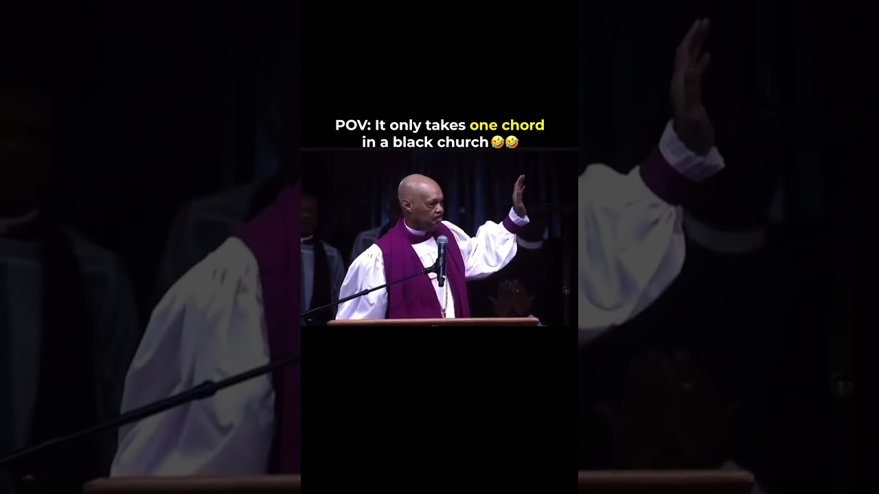 It only takes ONE CORD in a black church 🤣🤣 #god #humor #church #comedy #gospel #trending #faith