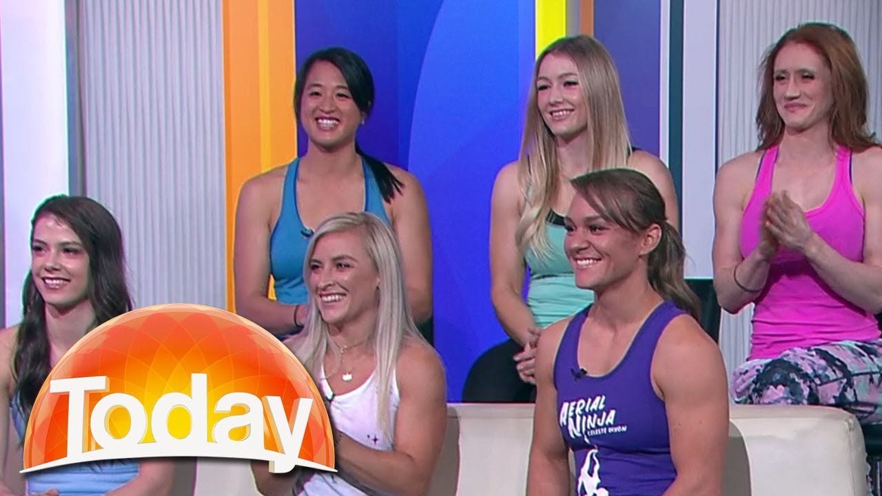 Six female Ninja Warriors set world record by conquering warped wall