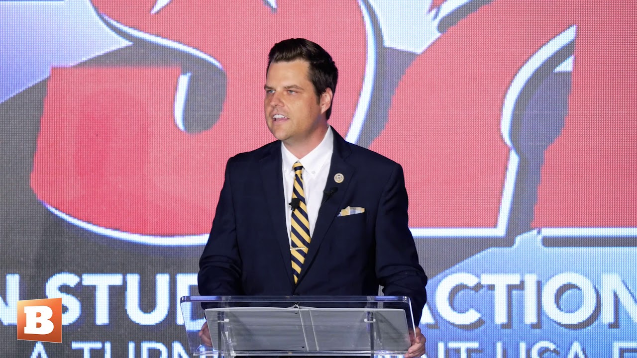 Matt Gaetz: MS-13 Won't Give Up Murder, Rape, 'In Favor of Organic Gardening'