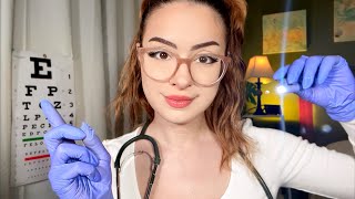 ASMR Français Examen Nerf Crânien DÉTAILLÉ ? yeux, oreilles, Cranial Nerve, Examen RP Médical