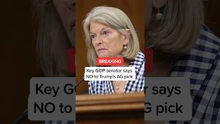BREAKING: Key GOP senator says NO to Trump’s AG pick