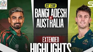 Australia vs Bangladesh 1st T20 Match Highlights | Thrilling Cricket Action |AUS vs BANT20Highlights