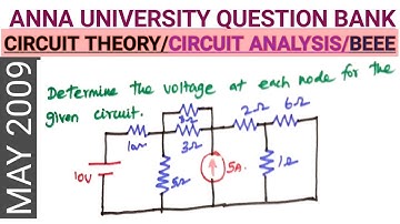 CIRCUIT THEORY-ANNA UNIVERSITY PREVIOUS YEAR SOLVED PAPERS