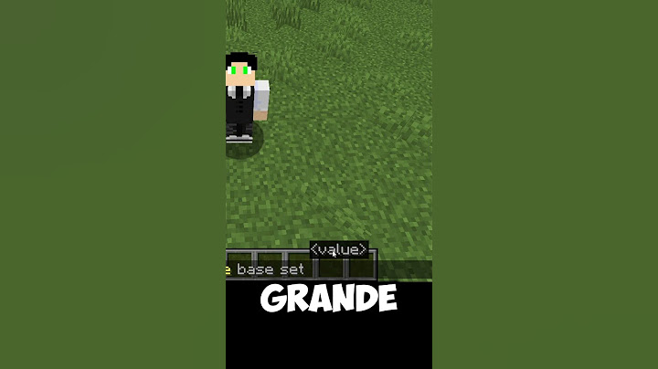 Como Ficar Grande no Minecraft COM COMANDO!!