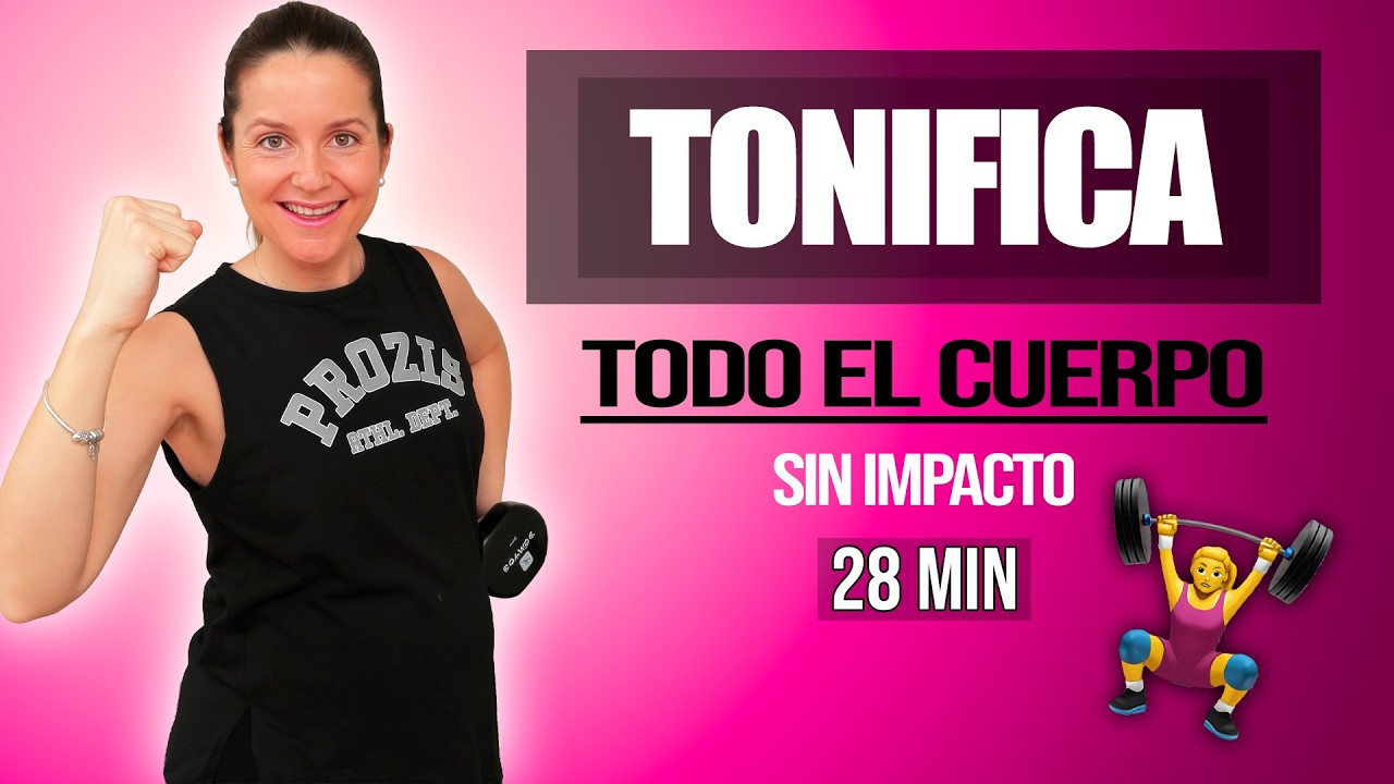 Full Body con Mancuernas | Mejora tu Resistencia y Tonifica | 28 minutos