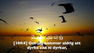 109. Al-Kafirun, Svenska,  Raad Al-Kurdi, سورة الكافرون