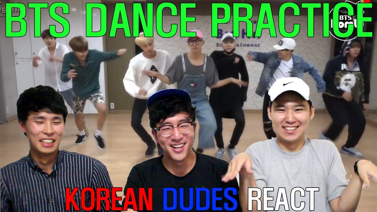 KOREAN GUYS REACT to BTS - BAEPSAE DANCE PRACTICE! - YouTube
