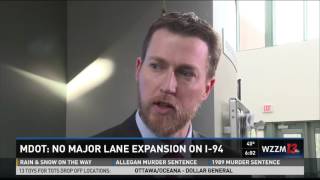 Sen O Brien featured on WZZM discussing I-94 road safety audit