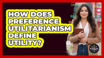 How Does Preference Utilitarianism Define Utility?