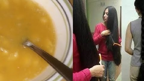 Cô gái bôi thứ này lên tóc tuần 2 lần tóc hết rụng còn mọc cực dày và dài trở lại