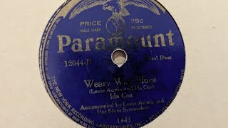Weary Way Blues, Ida Cox (Paramount Records)