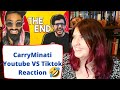 AMERICA TEACHER reaction | YOUTUBE vs TIKTOK: THE END | CarryMinati | Amir Siddiqui