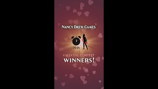 🏆 Valentine Victory for these Nancy Drew Card Contest Winners!