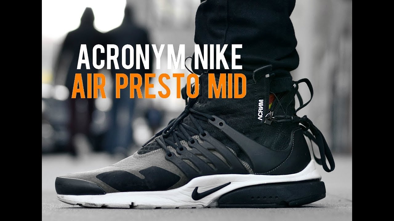 Nike Air Presto Acronym Black Running 