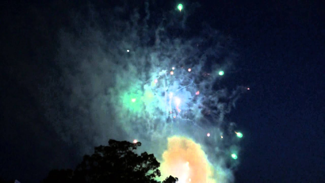 Fireworks In Lansings Park In Cohoes, NY YouTube