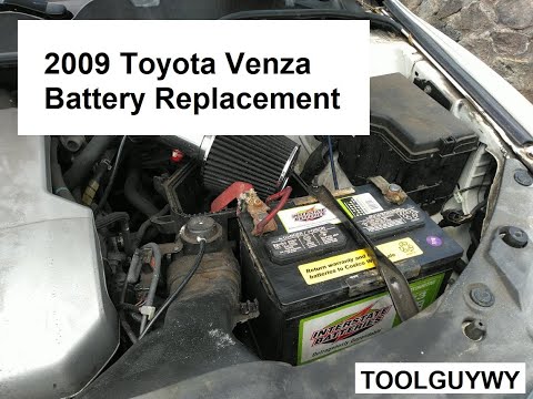 Toyota Venza battery replacement