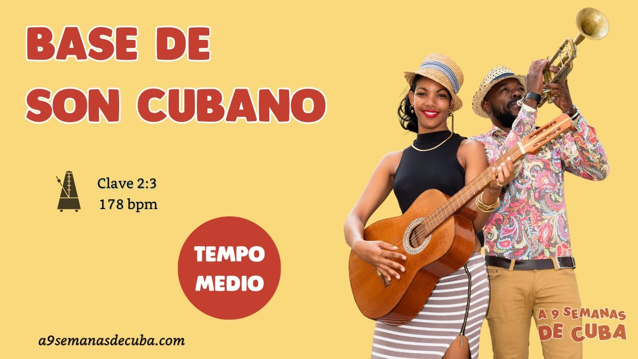 🎧 Base de Son Cubano a tempo MEDIO 🌴 (178 bpm) *Cuban Music BACKING