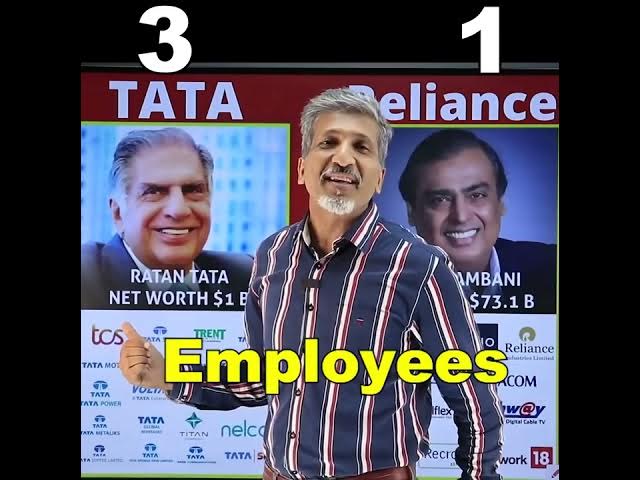 Tata Vs Reliance I #shorts I #tata I #mukeshambani I #ratantata I #reliance