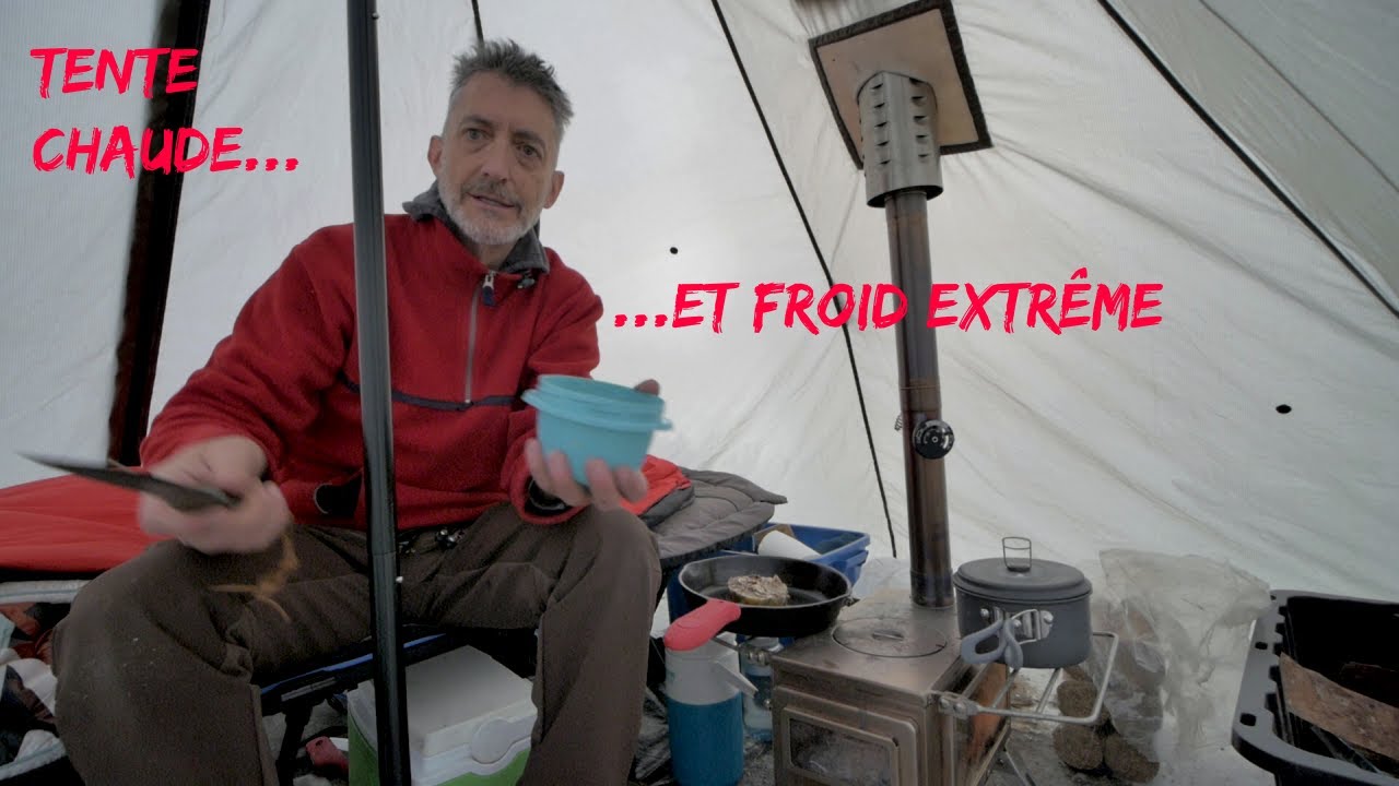 Camping à -29°C avec tente chaude : ce qui m’est arrivé à Coaticook.