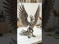 From Golden Egg to Fire Phoenix 🔥🐦 | Mechanical Transformation Magic #viralvideo #3danimation